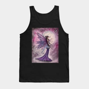 Starlit Amethyst Fairy Fantasy Art by Molly Harrison Tank Top